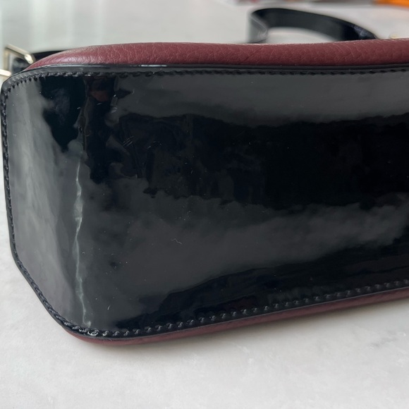 Kate Spade Burgundy Maroon Leather Hobo Style Shoulder Bag - Picture 4 of 7